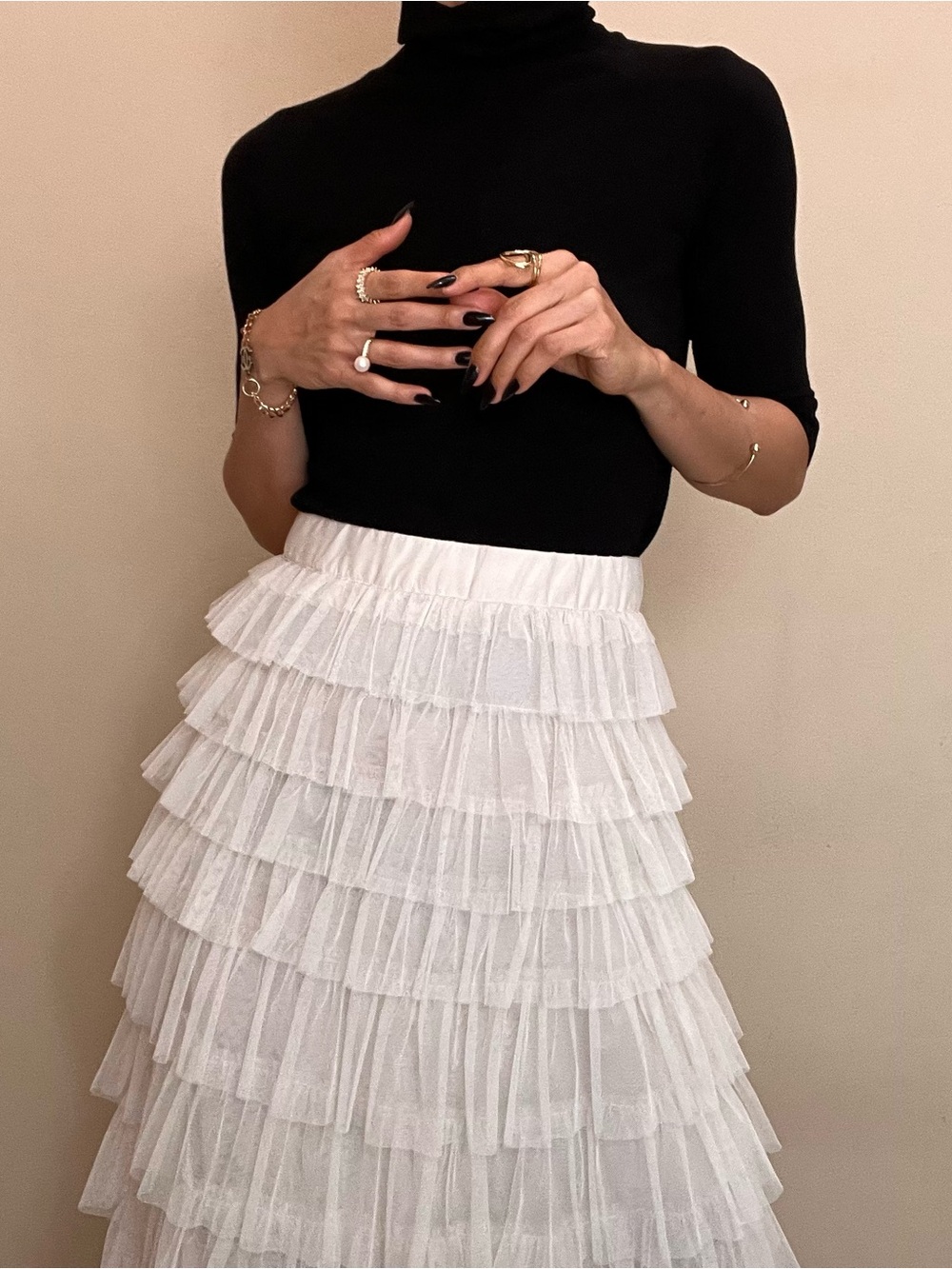 Brand New lace maxi skirt